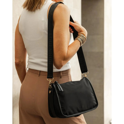 Louenhide Milan Nylon Crossbody Bag - Black