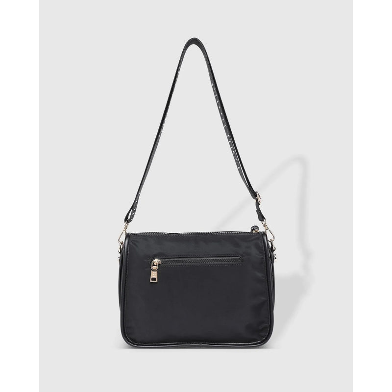 Louenhide Milan Nylon Crossbody Bag - Black