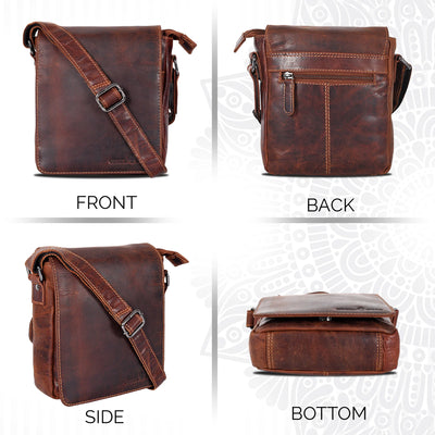 Greenwood Luna Leather Shoulder Bag - Sandal