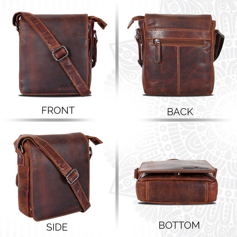 Greenwood Luna Leather Shoulder Bag - Sandal