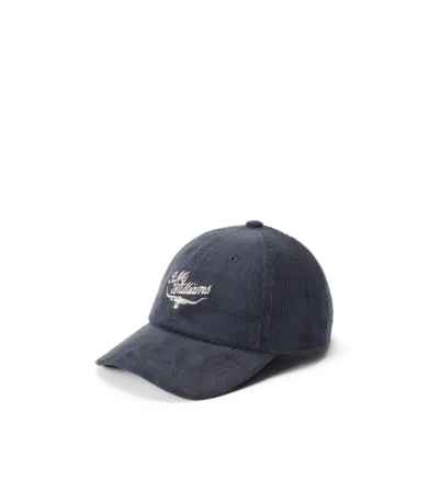 RMW Script Longhorn Cord Cap - Slate