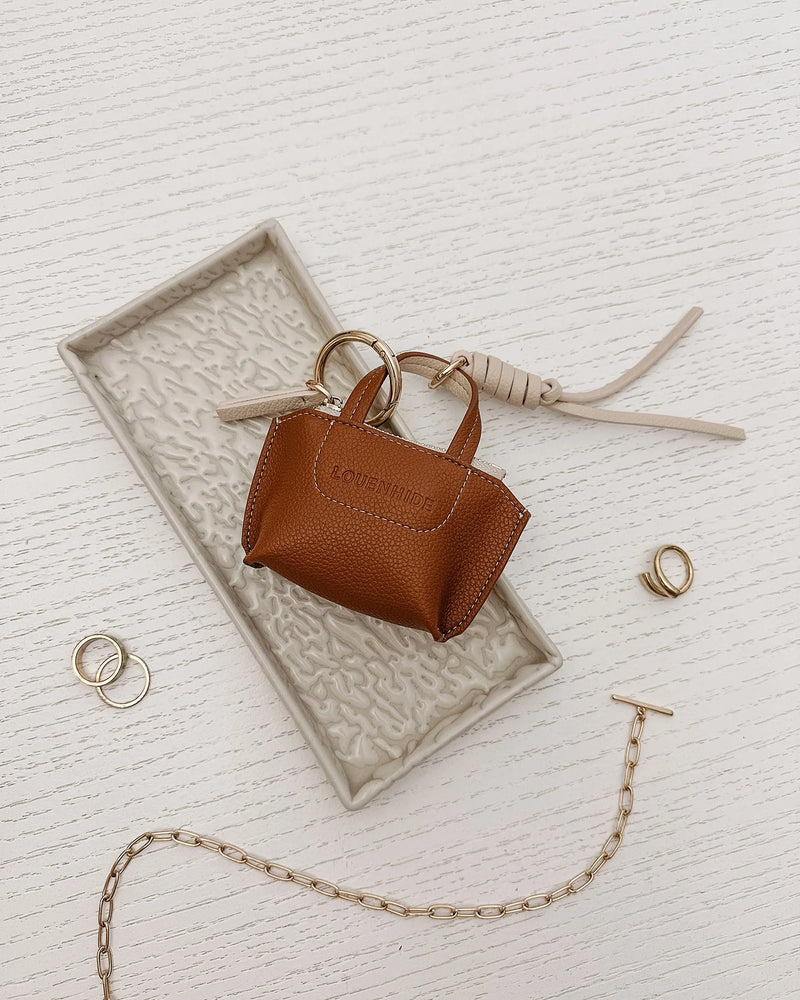 Louenhide Gina Bag Charm - Tan