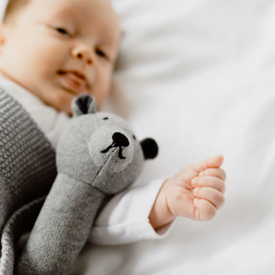 Di Lusso 100% Woodland Bear Rattle
