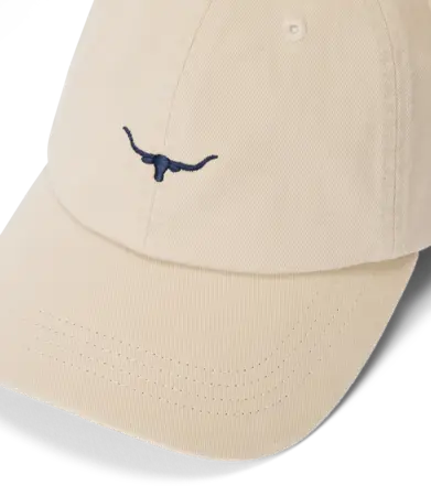 RMW Mini Longhorn Twill Cap - Ecru