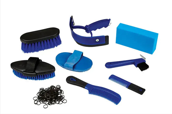 Kincade 9 Piece Grooming Kit - Blue