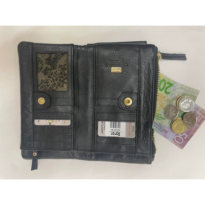 Buxton Womens Leather Cell Phone Wallet