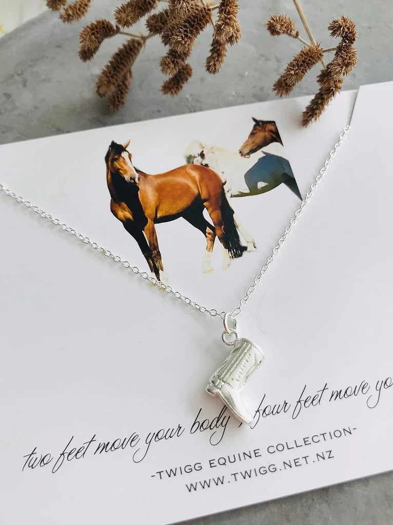Twigg Cowboy Boot Necklace