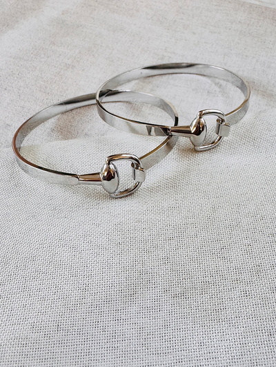 Twigg Hypoallergenic Stainless Steel Snaffle Bit Bracelet
