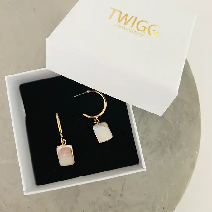 Twigg Annulus Tangular Rectangle Earrings