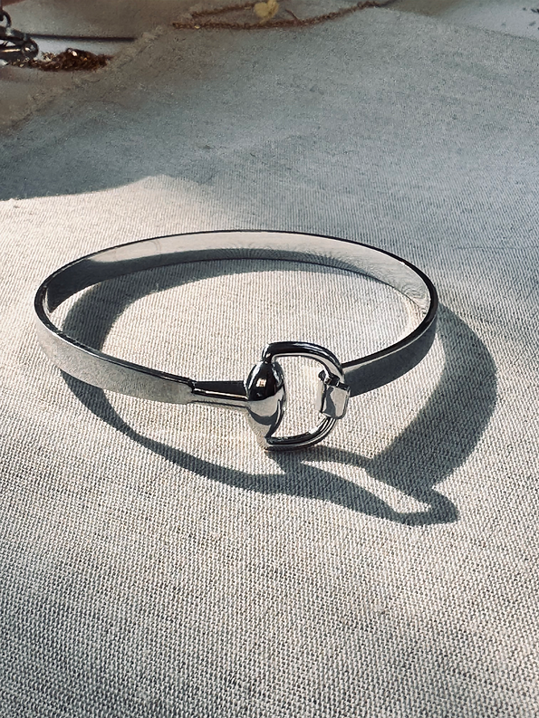 Twigg Hypoallergenic Stainless Steel Snaffle Bit Bracelet