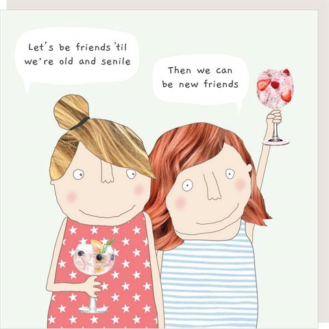 Rosie Made A Thing - New Friends - Humour Card