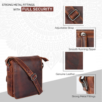 Greenwood Luna Leather Shoulder Bag - Sandal