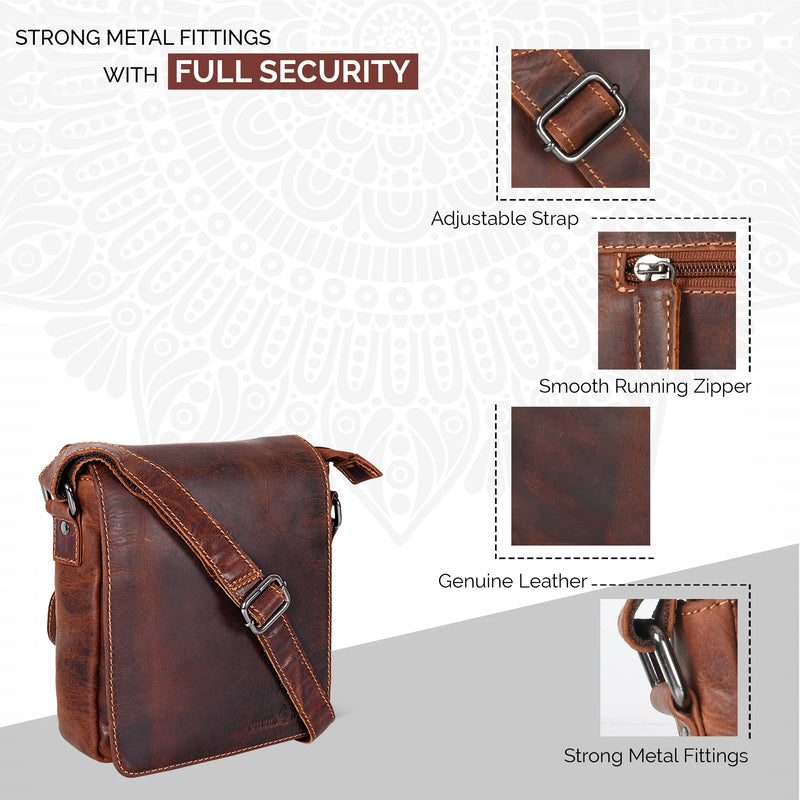 Greenwood Luna Leather Shoulder Bag - Sandal
