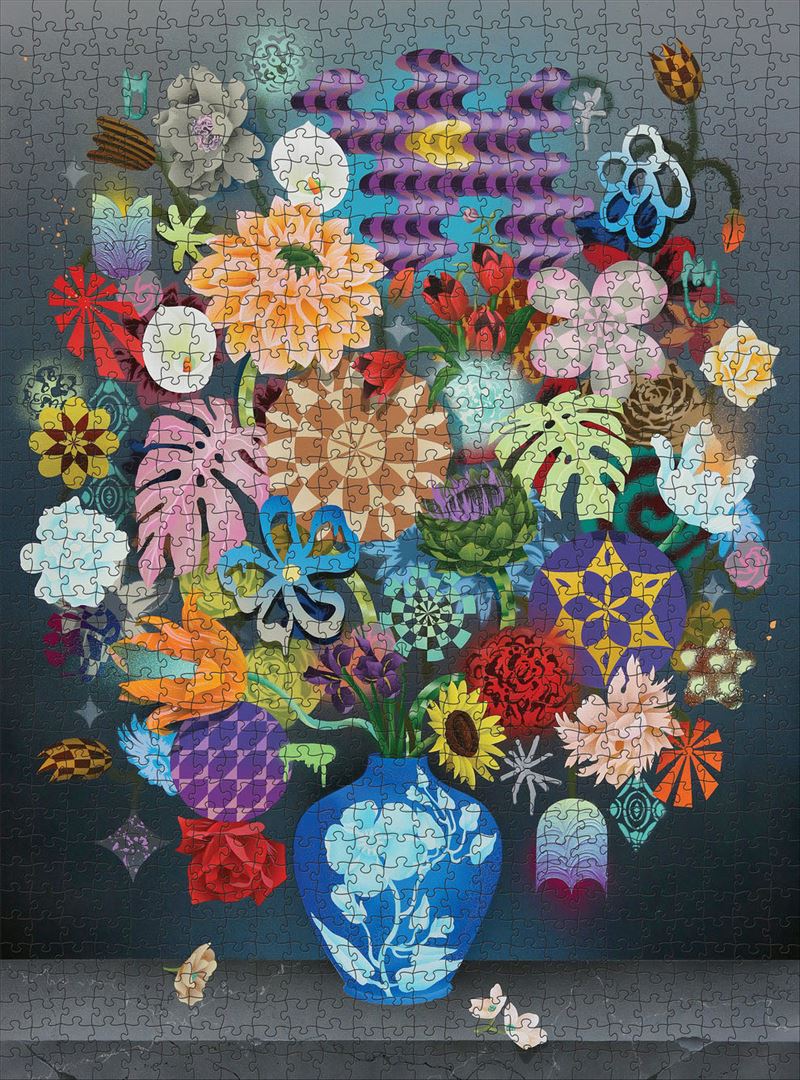 Pomegranate - Still Live With Flowers - 1000 Pce Puzzle