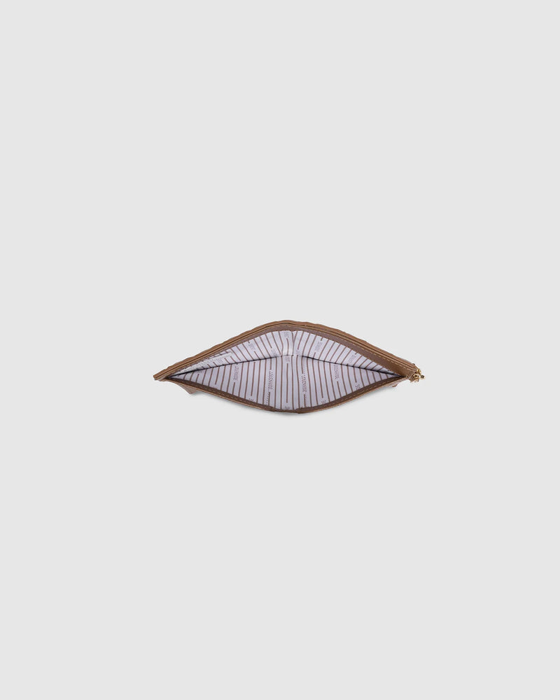 Louenhide Lily Woven Wallet - Tan