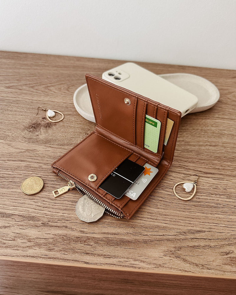 Louenhide Lily Woven Wallet - Tan