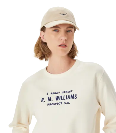 RMW Mini Longhorn Twill Cap - Ecru