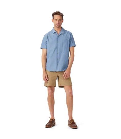 RMW Camp Collar Regular Short Sleeve Shirt - Chambray