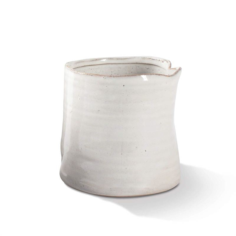 Pinched White Large Vessel