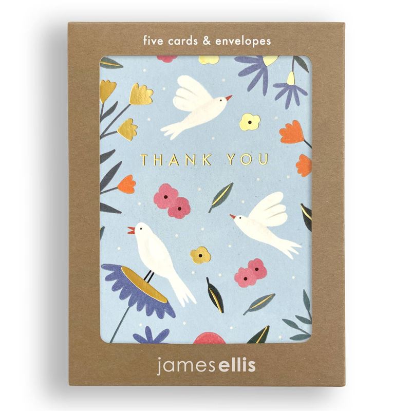 James Ellis - Thank You Birds - Mini Card