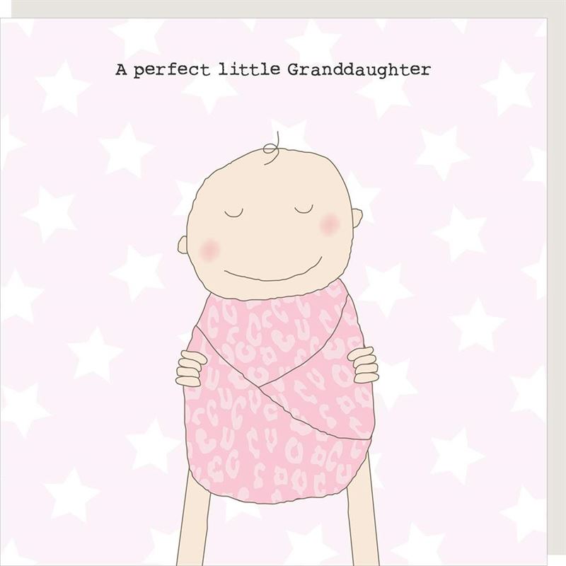 Rosie Made A Thing - Perfect Granddaughter - Baby Card