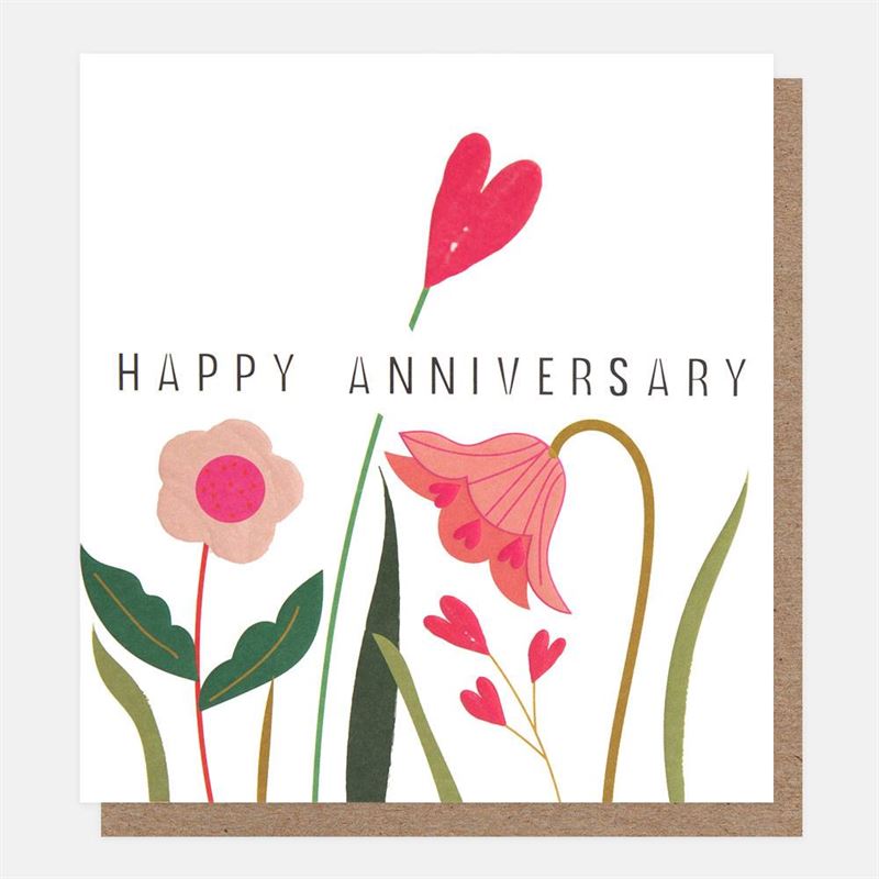 Caroline Gardner - Happy Anniversary Flowers & Hearts