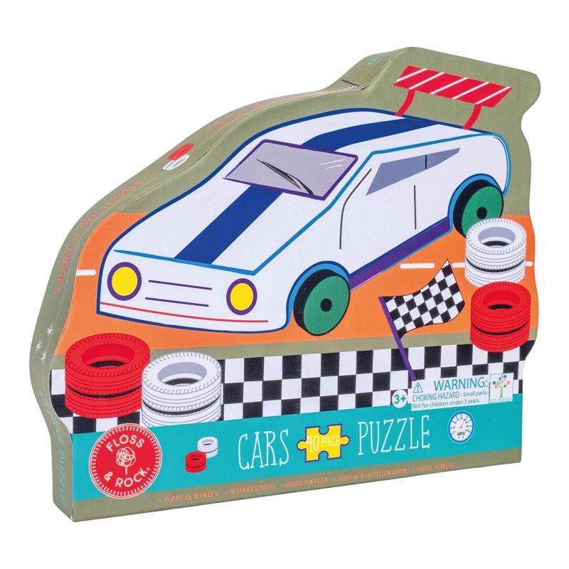 Floss and Rock - Cars - 80 Pce Puzzle