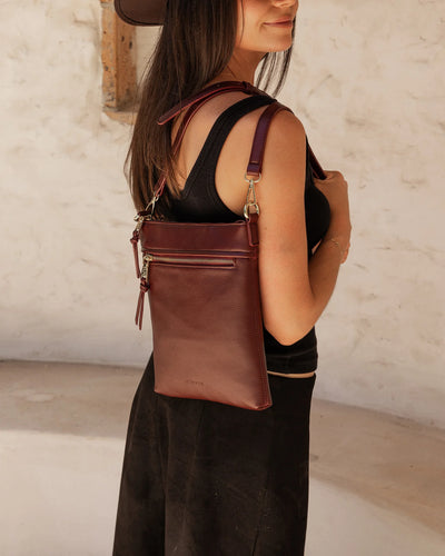 Louenhide Cressida Crossbody Bag - Burgundy