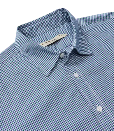 RMW Regular/Collins Shirt - Green Blue White