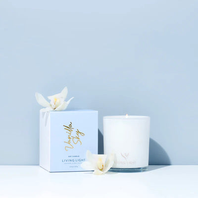 Living Light Soy Candle - Vanilla Sky