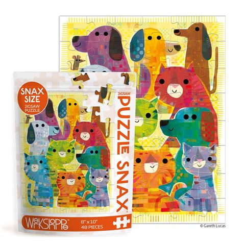 WerkShoppe - Tats & Dogs 48 Pce - Puzzle Snax