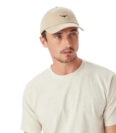 RMW Mini Longhorn Twill Cap - Ecru
