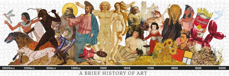 The Unemployed Philosophers Guild - A Brief History of Art - 1000 Pce Puzzle