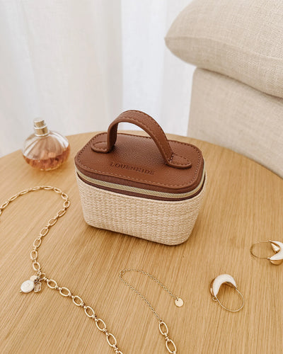 Louenhide Trudy Jewellery Box - Natural Tan