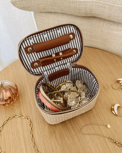 Louenhide Trudy Jewellery Box - Natural Tan