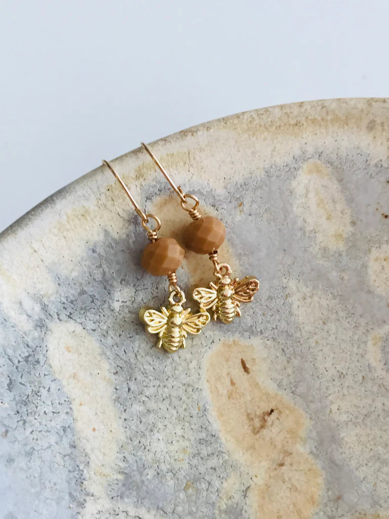 Twigg Chemistry Mineral Bee Earrings