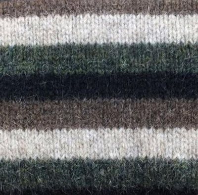 Lothlorian Possum Merino Socks Multi Stripe