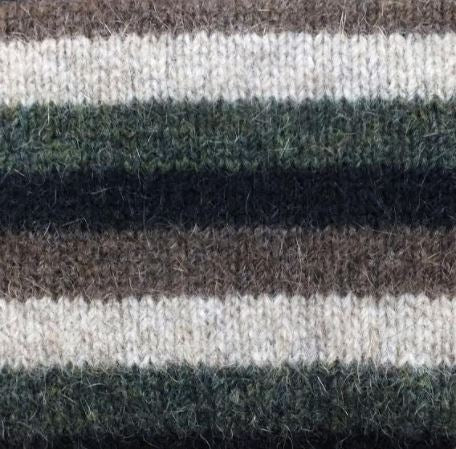 Lothlorian Possum Merino Socks Multi Stripe