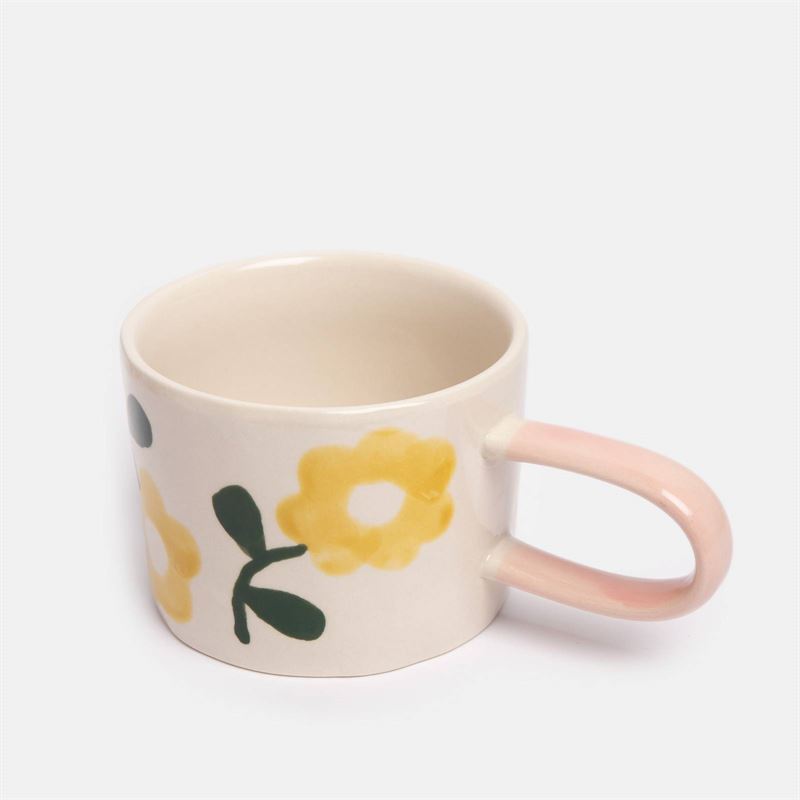 Caroline Gardner - Yellow Flower Print - Mug