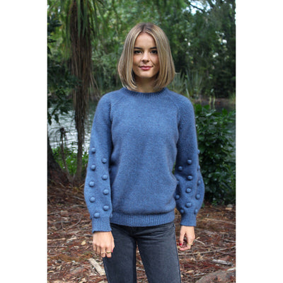 Lothlorian Possum Merino Bobble Sleeve Jumper