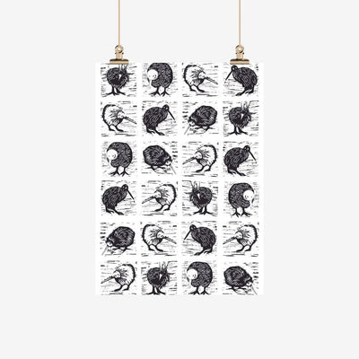 Kathryn Furniss - Tea Towel - The Kiwi