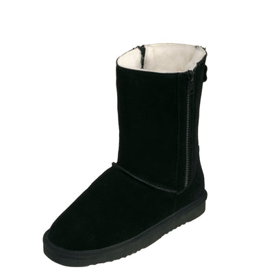 Mi Woollies Ahuriri Black Zipped Ugg Boot