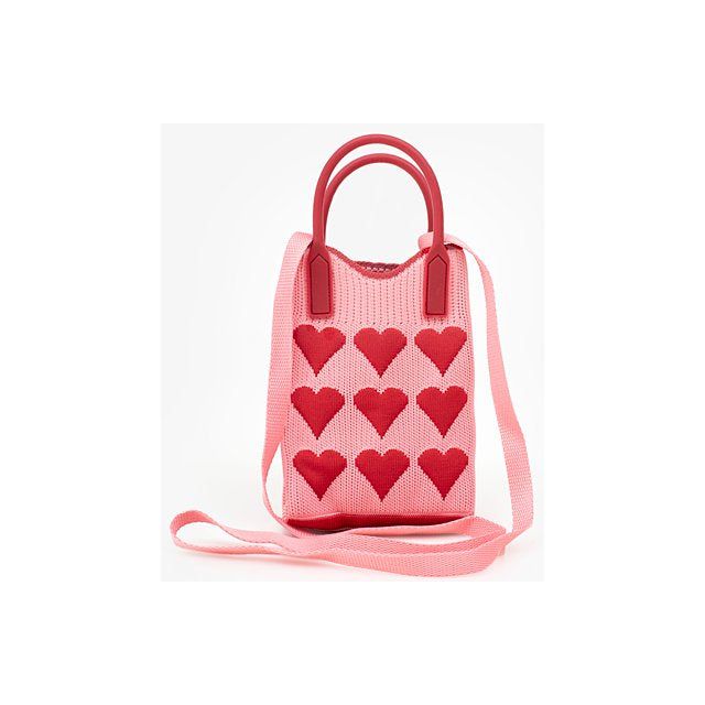 Antler Bambino Pink Heart Bag