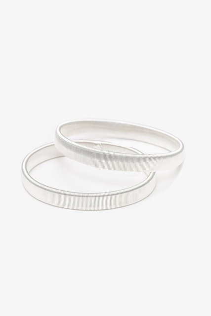 Antler Sleeve Bands - Silver