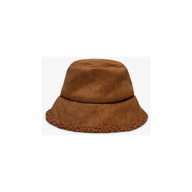 Antler Sherpa Bucket Hat - Tan