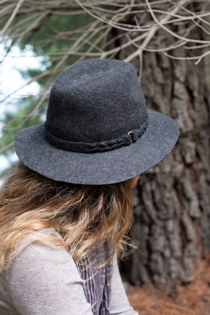 Antler Jackson Fedora - Charcoal
