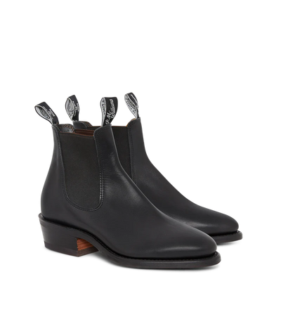RMW Comfort Lady Yearling Rubber Sole Block Heel D Fit
