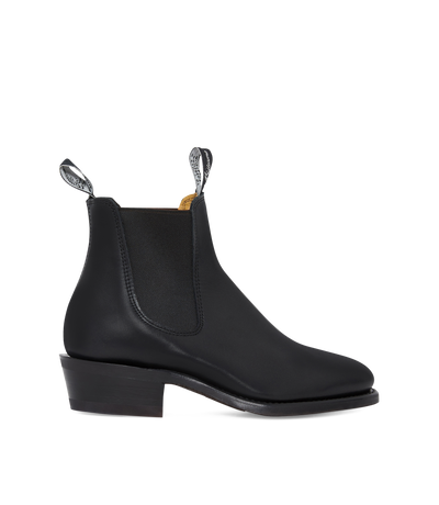RMW Comfort Lady Yearling Rubber Sole Block Heel E Fit