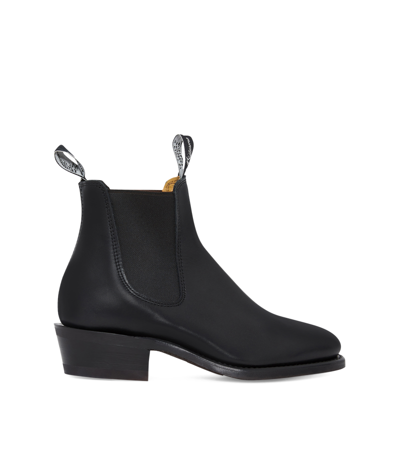 RMW Comfort Lady Yearling Rubber Sole Block Heel E Fit
