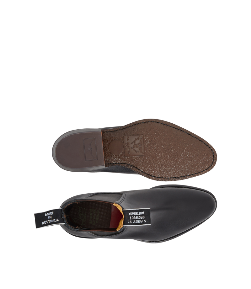 RMW Comfort Lady Yearling Rubber Sole Block Heel E Fit